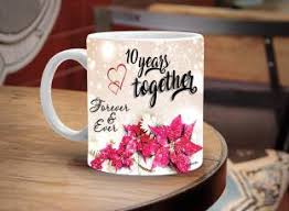 Its strength and durability symbolize a marriage that's stood the test of time time. Jaipurart Tenth Wedding Anniversary Gift For Him And Her 10th Year Relationship Mug 10 Years Of Love Celebration Best Anniversary Gift 10th Anniversary For Husband Wife 10th Year Complete In A