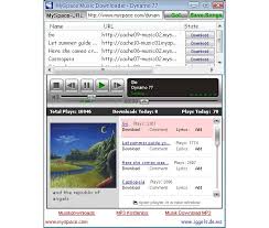 You may already know people on myspace. Myspace Music Downloader Free Download