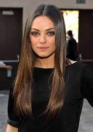 Pin By Ceecee Hock On Hollywood Glam Straight Hairstyles Long Hair Styles Straight Layered Hair