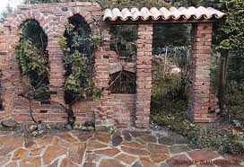 Dekofenster Porta In Einer Ruine Verbaut Steinmauer Garten Gartenmauern Garten