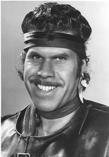 TOTALLY 80s' Ron Perlman in THE ICE PIRATES (1984).