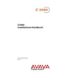 This manual comes under the category printers and has been rated by 1 people with an average of a 7.5. C3000 Installations Handbuch Manualzz