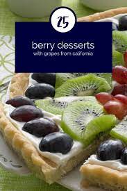 25 Berry Desserts Skinny Desserts Recipes Berry Dessert Grape Recipes