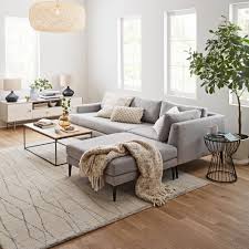 Picking the right ottoman for your modular sofa depends on the configuration and the look you want to achieve; Andes 3 Piece Chaise Sectional