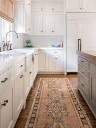 The right mat or rug in your kitchen is a great. Vintage Rug Runners In The Kitchen Are So Now My Favorite Sources Classic Casual Home