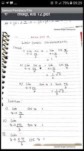 We did not find results for: Tolong Bantu Soal Matematika Peminatan Tentang Limit Fungsi Trigonometri Brainly Co Id