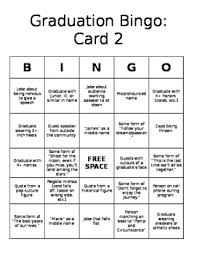 Buzzbuzzbingo is home to the popular buzzword bingo party game! Graduation Bingo By Candice Bellows Teachers Pay Teachers