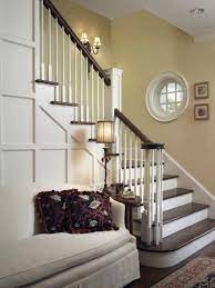 Front Foyer With Sofa Under The Stairs Home Foyer Design House Design