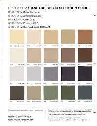 walkers concrete llc color chart your concrete contractor