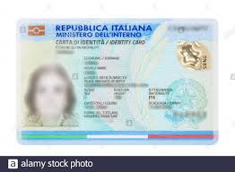 Contact carte d'identité on messenger. Carte D Identite Italienne Photo Stock Alamy