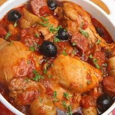 Slow Cooker Spanish Chicken Stew Recipe On Yummly Easy Casserole Dishes Chicken Recipes Casserole Easy Casserole Recipes