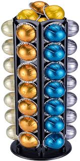 You have zero of aeroccino4 milk frother in your basket. Slei Pod Holder For Nespresso Capsule Holder Vertuoline Stand For 50 Nespresso Vertuo Pod Storage Carousel Small Coffee Pod Organizer Wayfair