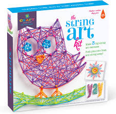 Check spelling or type a new query. Amazon Com Craft Tastic Diy String Art Craft Kit For Kids Everything Included For 3 Fun Arts Crafts Projects Owl Series Toys Games
