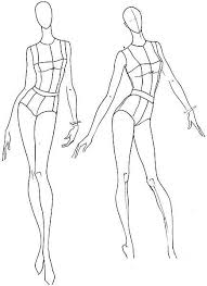 服装设计必备 人体动态 fashion illustration template fashion design template illustration fashion design