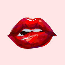 C Chic On Instagram Our Lips Are Sealed Art Red Pop Art Lips Lips Painting Lips Illustration