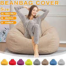 lazy beanbag sofas cover chairs without filler linen cloth lounger seat bean bag puff bean bag chair covers sofa covers bean bag sofa