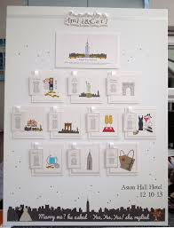 Very Large New York City Themed Wedding Table Plan In Stunning White Wedding Table Themes Wedding Table Plan Wedding Table Seating Chart
