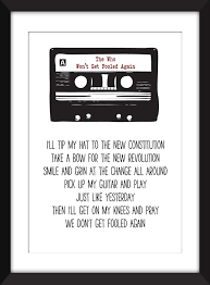 The Who Won T Get Fooled Again Lyrics Unframed Print Sweet Child O Mine Iris Lyrics Lyrics