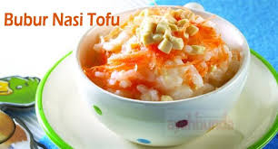 Bubur Nasi Tofu Tahu Resep Makanan