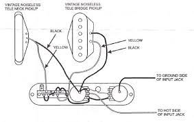 These pickups have 3 wires rather than 2 and that's. Vintage Noiseless Wiring And Treble Bleed Telecaster Guitar Forum