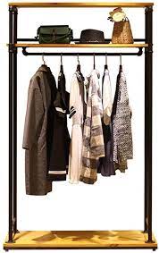 Xuxuwa Clothing Rack Tidy Rails Coat Rack Hat Clothes Stand Hanger Free Standing Hall Tree Hat Hanger Holde Coat Rack Standing Clothing Rack Laundry Room Color