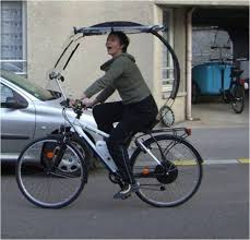Bicycle With A Canopy To Protect You From The Rain Bicycle Bike Cover Bike