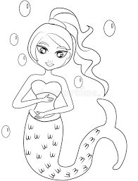 Welcome in free coloring pages site. Cute Unicorn Mermaid Coloring Page Cartoon Illustration Stock Illustration Illustration Of Coloring Fantasy 112763426
