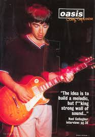 If i could somehow twist time and go back there, i'd probably pick a different song for our calling card. Latest Oasis News On Twitter Random Stuff Of The Day Noel Gallagher Speaking To In Total Guitar In February 1996 I Don T Listen To Old Records To Get My Ideas I Like