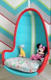 Imagine sitting in this hammock and rocking your baby to sleep or teaching your child how to read. 10 Awesome Hanging Chairs For Kids