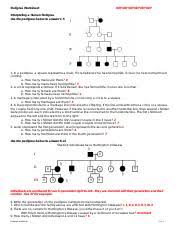 Genetics pedigree worksheet answer key. Kami Export Pedigree Worksheet Pdf Pedigree Worksheet Jenica Hancock Name 6 Period Date Interpreting A Human Pedigree Use The Pedigree Below To Course Hero