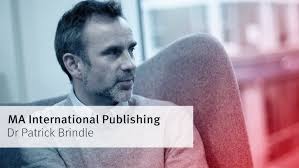 Meet Dr Patrick Brindle, Programme Director of MA International Publishing  at City