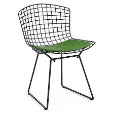 Eames wire chair with seat pad. Knoll Bertoia Side Chair With Seat Cushion Outdoor Ylighting Com