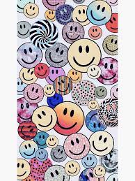 Smiley Face Stickers Sticker By Livdawn Smiley Face Sticker Face Stickers Cute Patterns Wallpaper