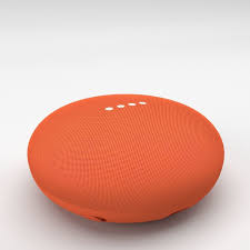 Google Home Mini Coral 3d Model Google Home Mini Mini 3d Model