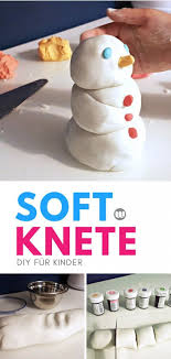 Weisse Softknete Selber Machen Speisestarke Und Natron Knete Selber Machen Rezept Knete Selber Machen Kleber Selber Machen