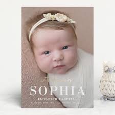 gilded introduction Foil-Pressed Birth Announcements by Susan Asbill