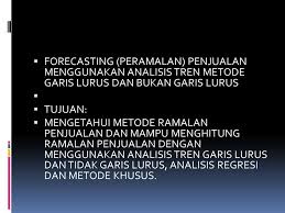 Maybe you would like to learn more about one of these? Contoh Soal Metode Trend Garis Lurus
