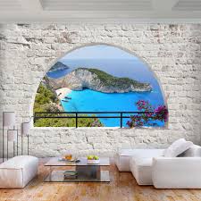 Vlies Fototapete Steinwand Strand Meer Fenster Tapete Wandbilder Xxl Wohnzimmer Ebay Fototapete Tapeten Wandbilder Wandtapete