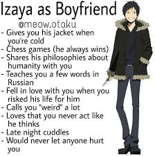 Perfect Boyfriend Huh Anime Boyfriend Durarara Hot Anime Guys