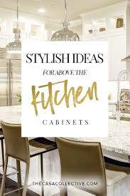 If you want to do it cheaper.it would be to build sheetrock soffits. 10 Stylish Ideas For Decorating Above Kitchen Cabinets