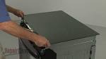 Replacing glass top on stove