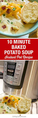Easy Instant Pot Potato Soup Recipe Recipes Power Cooker Recipes Instant Pot Recipes