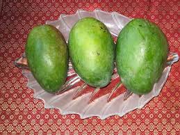 This filipino mango salad (ensaladang mangga) combines sweet, sour, and salty fresh flavors from mangoes, tomatoes, onions, lime juice and bagoong (fermented condiment). Manggang Hilaw At Bagoong
