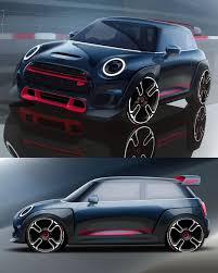 Car Design World On Instagram 2020 Mini John Cooper Works Gp Official Sketches Cardesign Car Design Carsketch Sk Mini Coper John Cooper Works Car Design