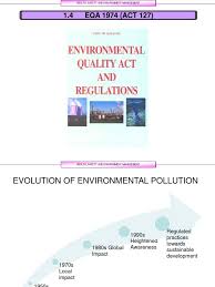 Environmental quality act 1974 is an act related to the prevention, abatement, control of pollution and enhancement of the environment. 1 4 Eqa 1974 Environmental Impact Assessment Environmental Law