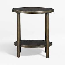 Echelon Round Side Table Reviews Crate And Barrel