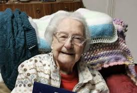 This is Dorothy, the 'Queen of Cale Green'... she turns 100 next week, but  won't be able to have the big party she hoped for