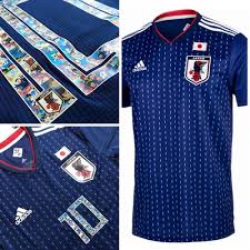 2018 World Cup Japan Home Jersey Using Captain Tsubasa Olive Et Tom Version Flocking Number