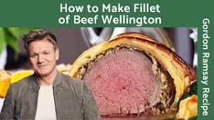 Cook the onions in a pan, add the mushrooms and the thyme and the red wine sauce in this order. Gordon Ramsay Beef Wellington Recipe With Red Wine Sauce Hell S Kitchen Recipes