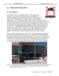 Anti vibration mount control s. Vibration Isolation Noise Control Handout Docsity